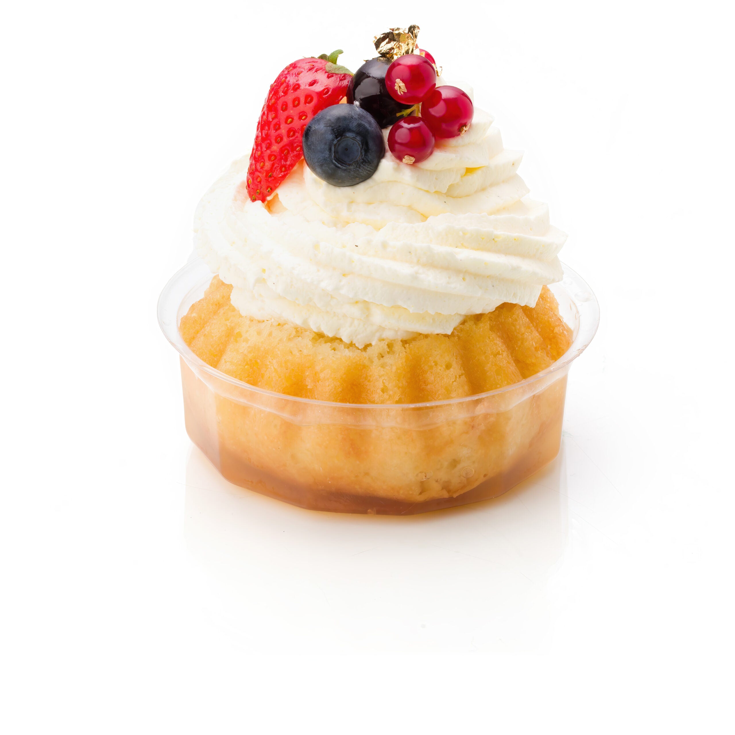 Prăjitură Savarina cu capsuni 220g